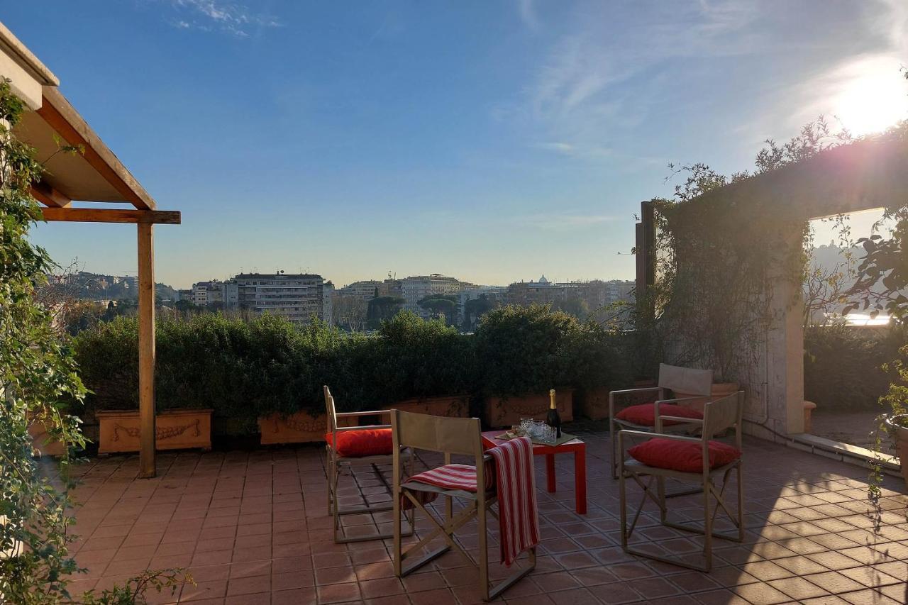 罗马Beautiful Loft In Ponte Milvio With Terrace公寓 外观 照片