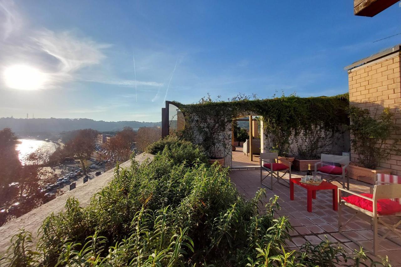 罗马Beautiful Loft In Ponte Milvio With Terrace公寓 外观 照片