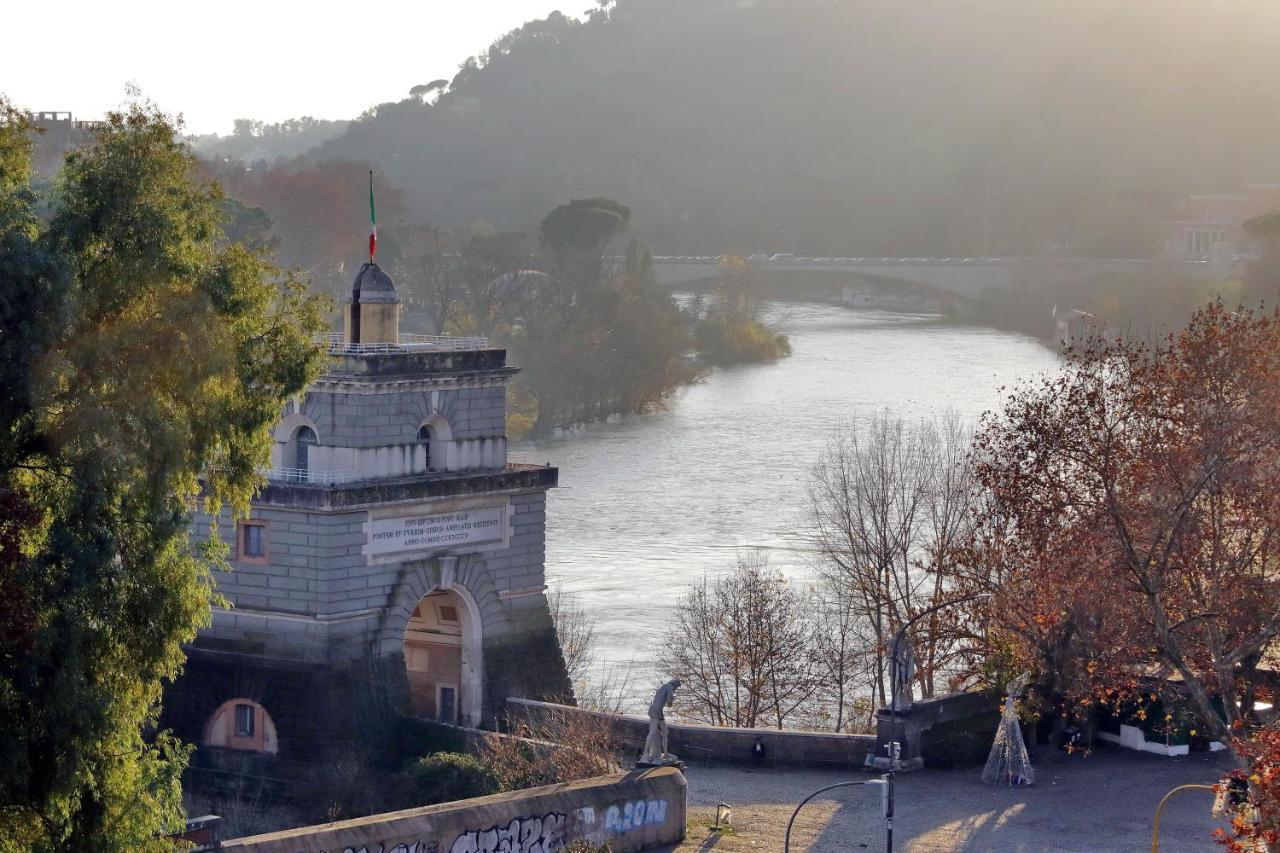 罗马Beautiful Loft In Ponte Milvio With Terrace公寓 外观 照片