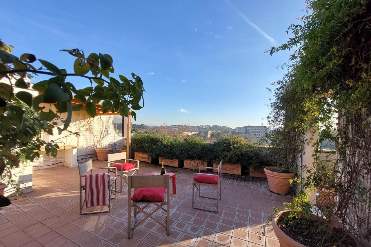 罗马Beautiful Loft In Ponte Milvio With Terrace公寓 外观 照片