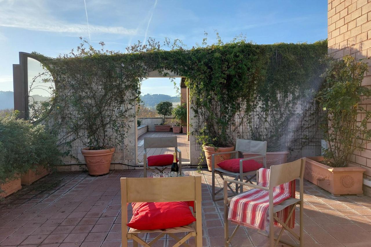 罗马Beautiful Loft In Ponte Milvio With Terrace公寓 外观 照片