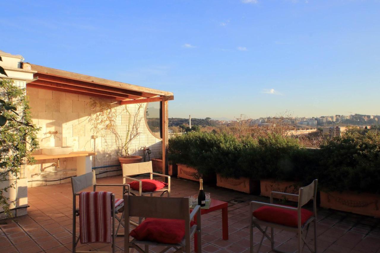 罗马Beautiful Loft In Ponte Milvio With Terrace公寓 外观 照片