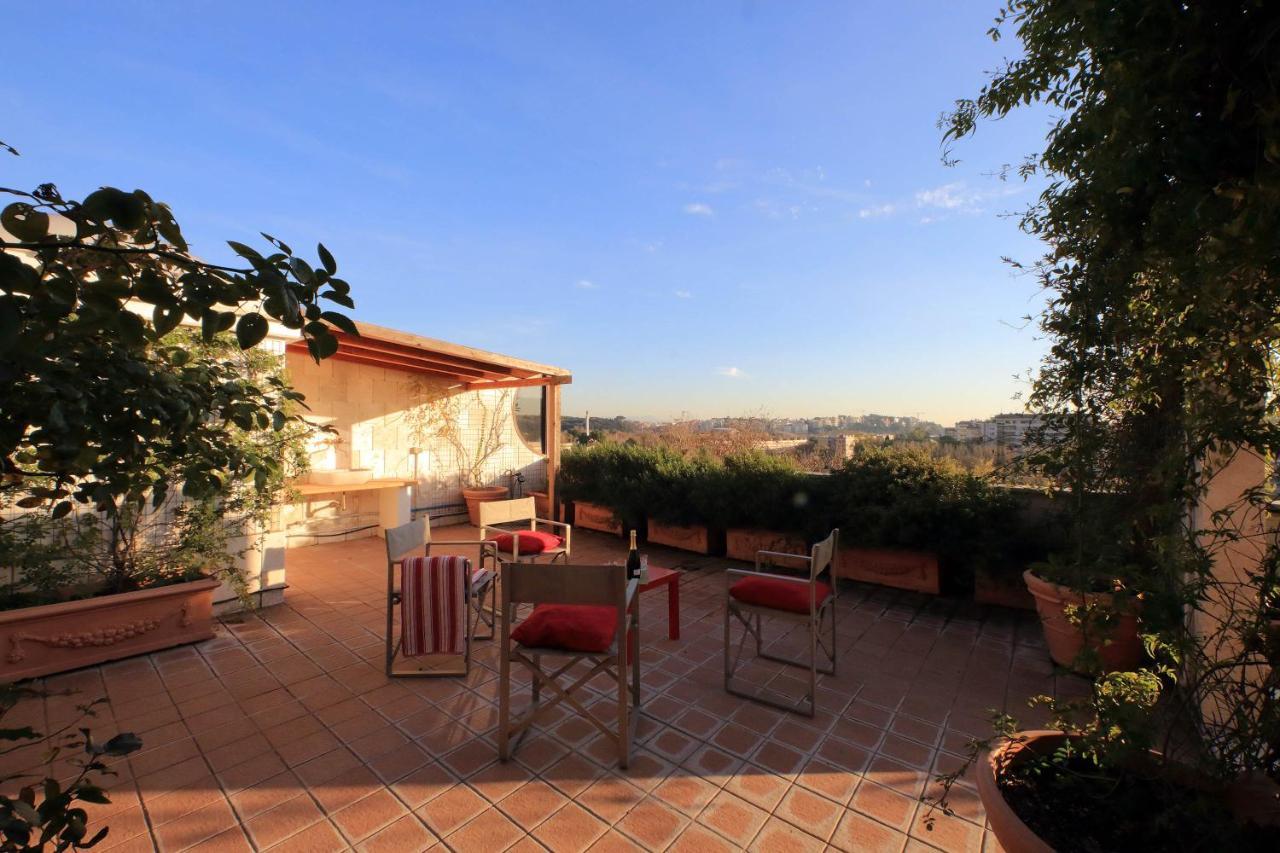 罗马Beautiful Loft In Ponte Milvio With Terrace公寓 外观 照片