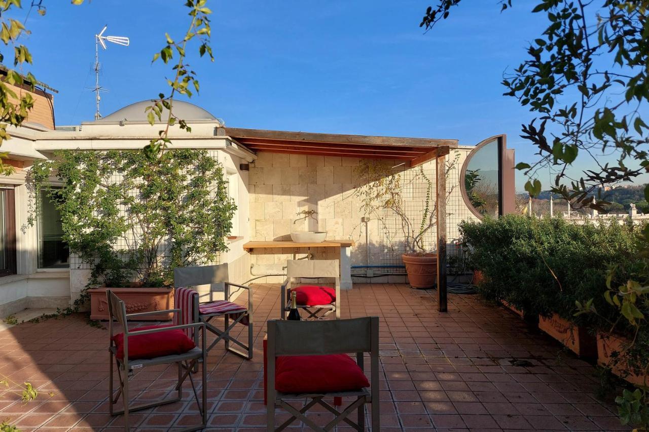 罗马Beautiful Loft In Ponte Milvio With Terrace公寓 外观 照片