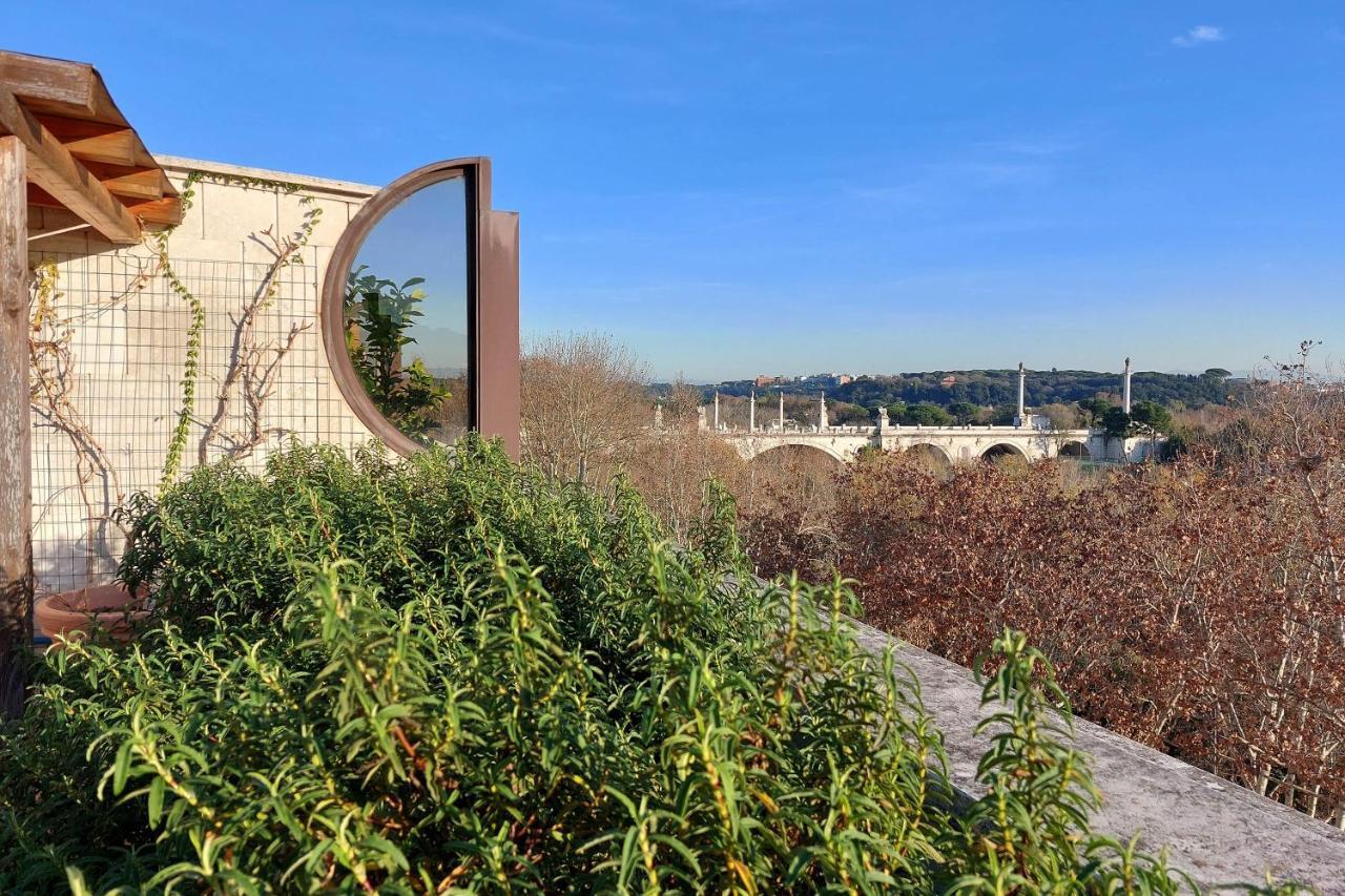 罗马Beautiful Loft In Ponte Milvio With Terrace公寓 外观 照片