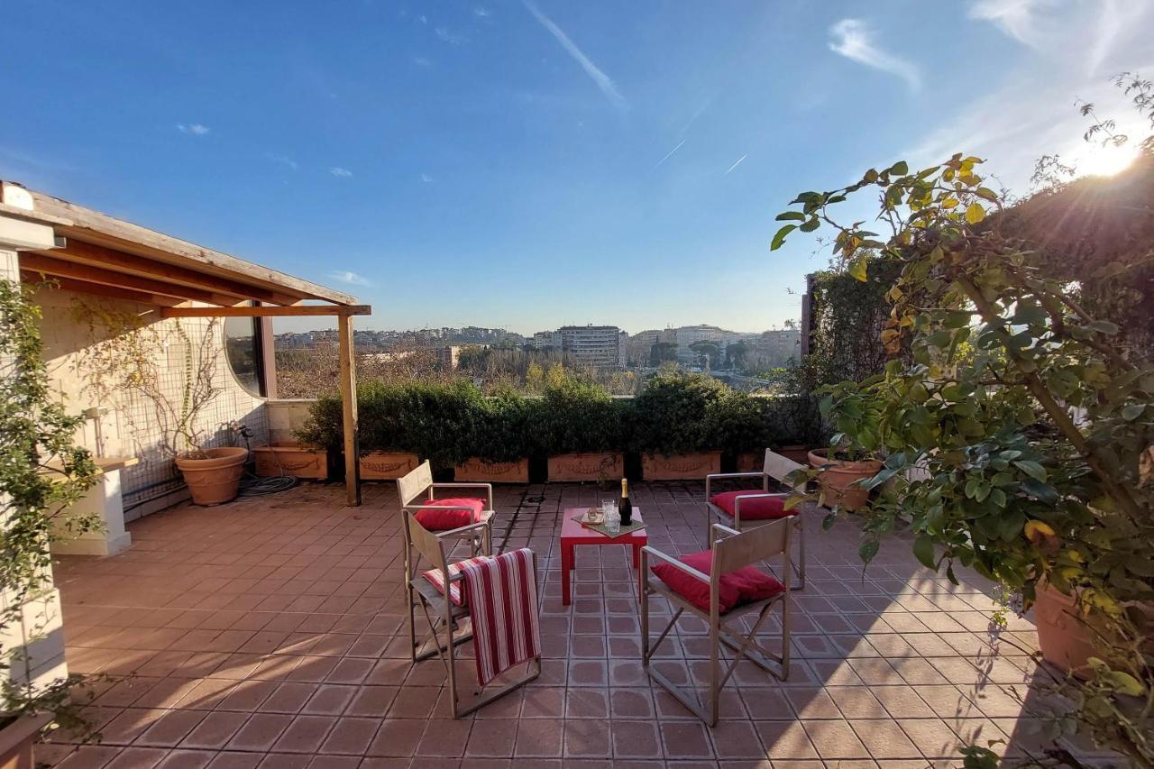 罗马Beautiful Loft In Ponte Milvio With Terrace公寓 外观 照片