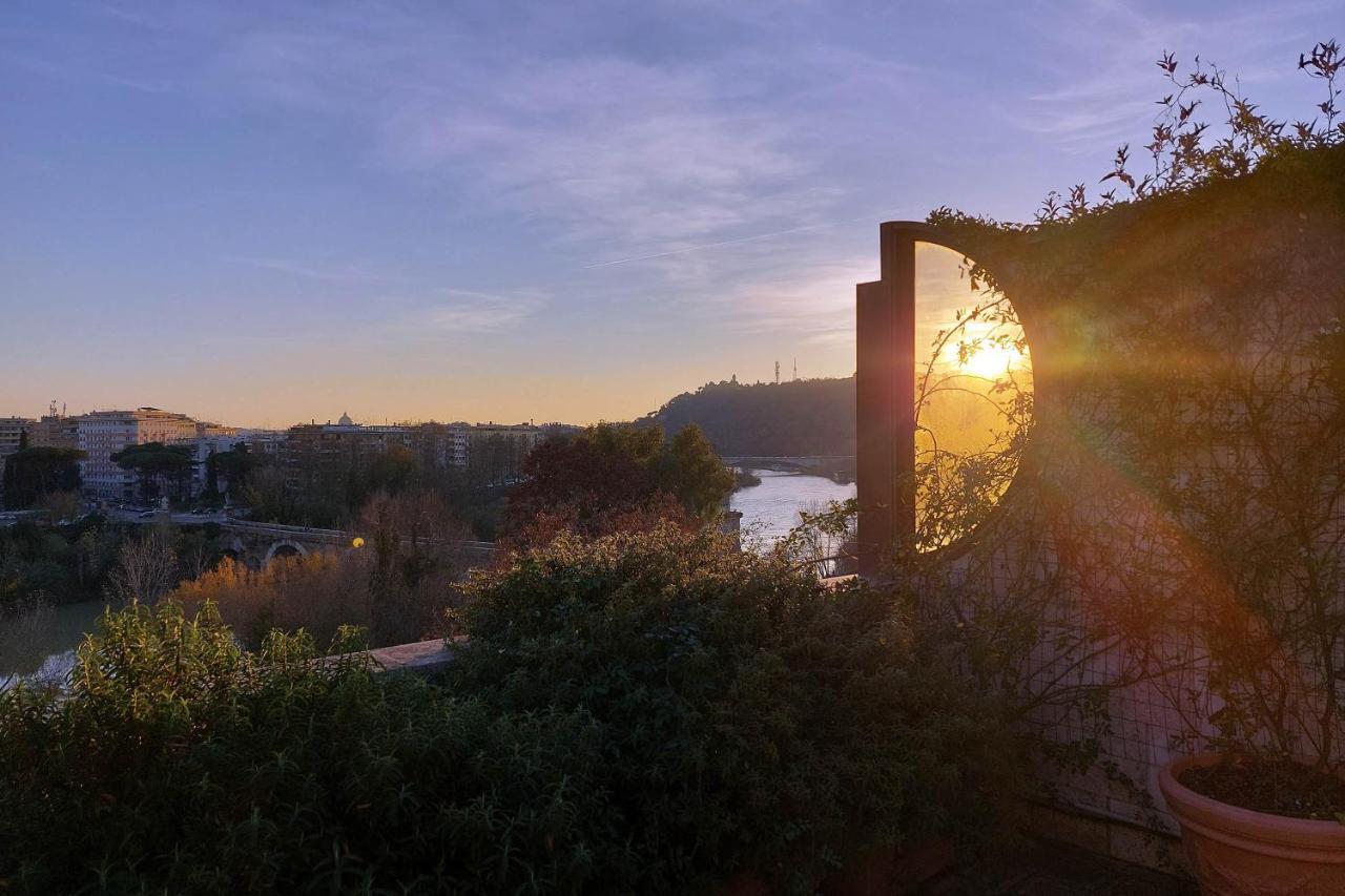 罗马Beautiful Loft In Ponte Milvio With Terrace公寓 外观 照片